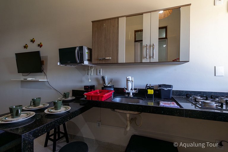 Paraíso Beira-Mar: Studio com Diversão ao Lado