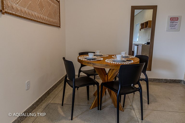 Studio Premium - 02, 100m da Praia, tudo á pé