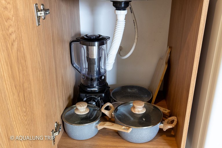 Studio Premium - 02, 100m da Praia, tudo á pé