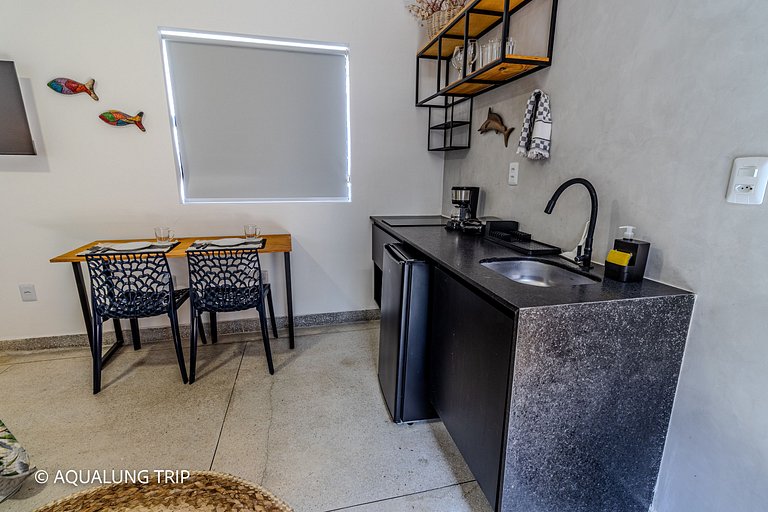 Studio Premium - 04, 100m da Praia, tudo á pé