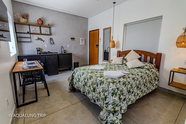 Studio Premium - 04, 100m da Praia, tudo á pé