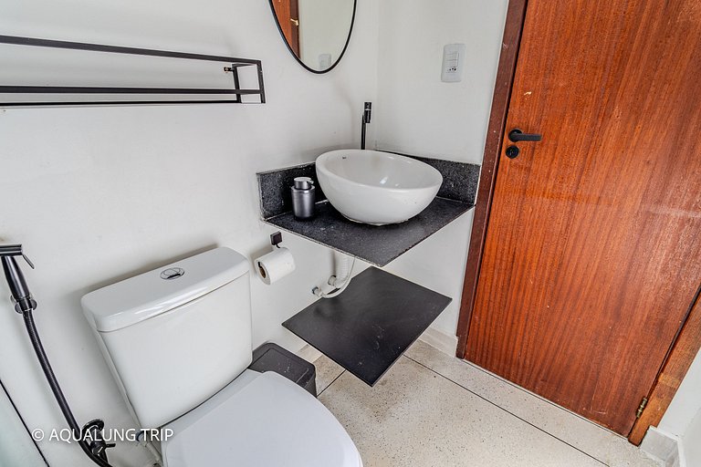 Studio Premium - 04, 100m da Praia, tudo á pé