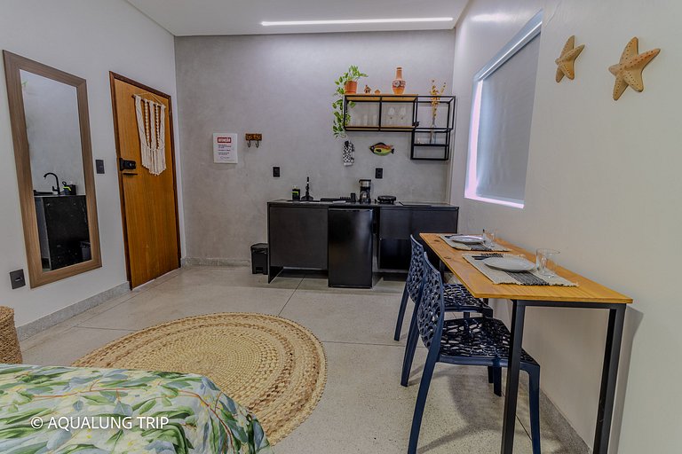 Studio Premium - 05, 100m da Praia, tudo á pé