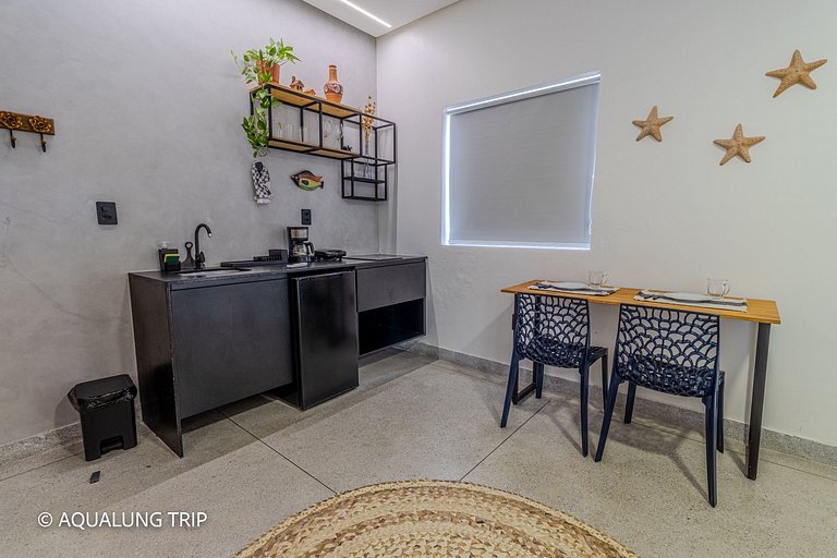 Studio Premium - 05, 100m da Praia, tudo á pé