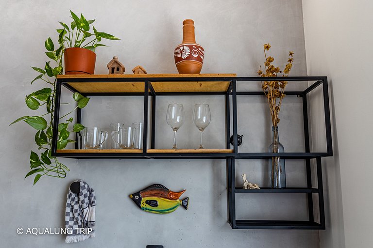 Studio Premium - 05, 100m da Praia, tudo á pé