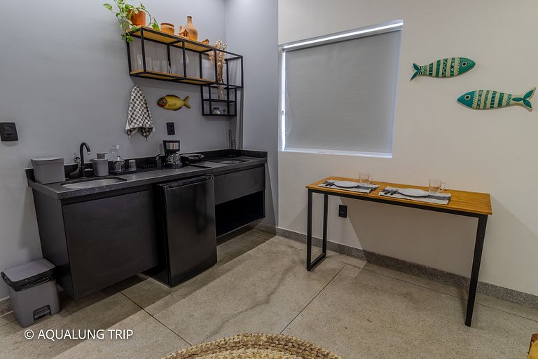 Studio Premium - 06, 100m da Praia, tudo á pé