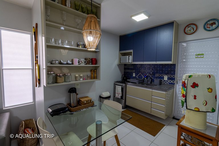 Casa em condomínio 2 quartos com piscina