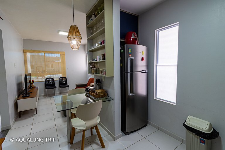 Casa em condomínio 2 quartos com piscina