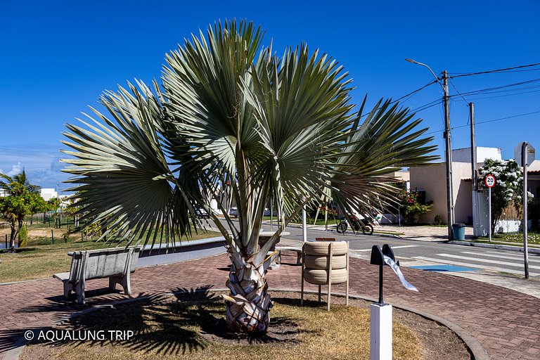 Casa em condomínio 2 quartos com piscina